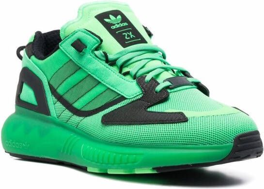 adidas panelled low-top sneakers Green