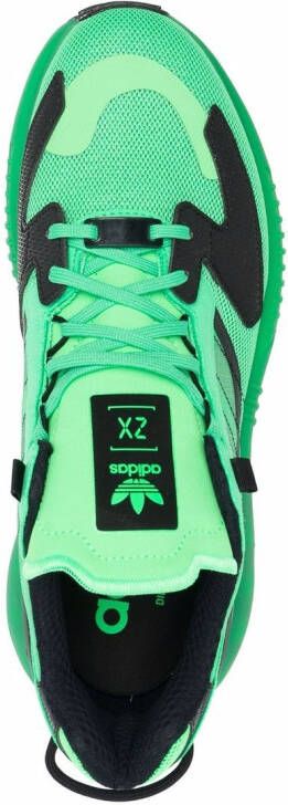 adidas panelled low-top sneakers Green