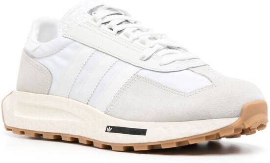 adidas panelled suede sneakers White