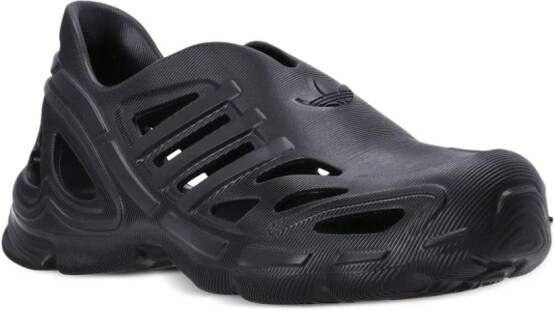 adidas perforated-design slip-on sneakers Black