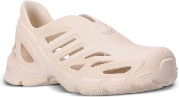 adidas perforated-design slip-on sneakers Neutrals