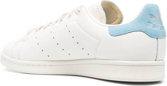 adidas perforated low-top leather sneakers White