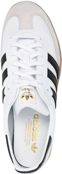 adidas Samba lace-up leather sneakers White