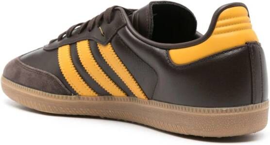 adidas Samba leather sneakers Brown