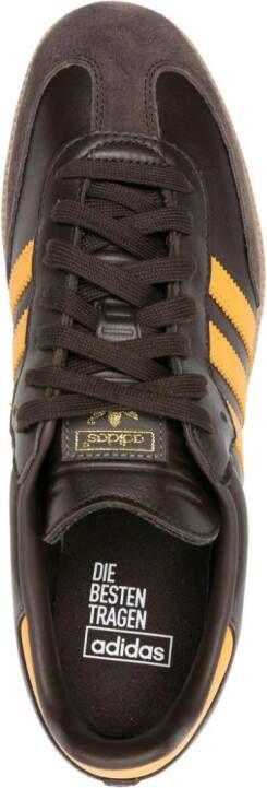 adidas Samba leather sneakers Brown