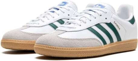 adidas Samba OG "Cloud White Collegiate Green Gum" sneakers