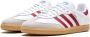 Adidas Samba OG "Collegiate Burgundy" sneakers White - Thumbnail 2