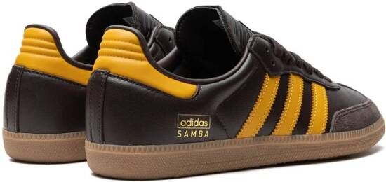 adidas Samba leather sneakers Brown