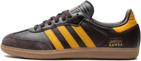 adidas Samba leather sneakers Brown