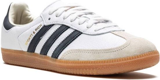 adidas Samba "Sporty & Rich White Black" sneakers