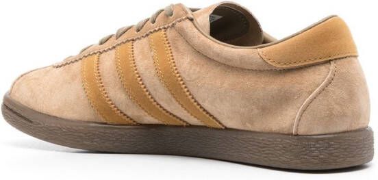 adidas Tobacco 3-stripes leather sneakers Brown