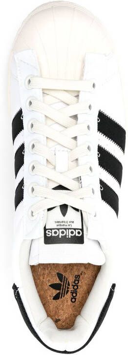 adidas signature stripe sneakers White