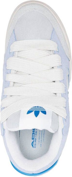adidas suede lace-up sneakers Blue