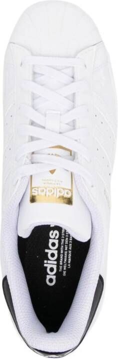 adidas Superstar logo-debossed low-top sneakers White