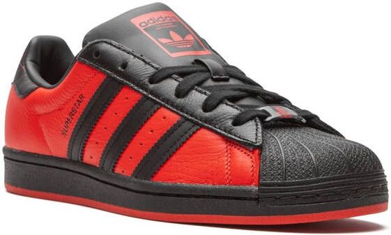 Adidas x Miles Morales Superstar J "Spider- " sneakers Red - Picture 2