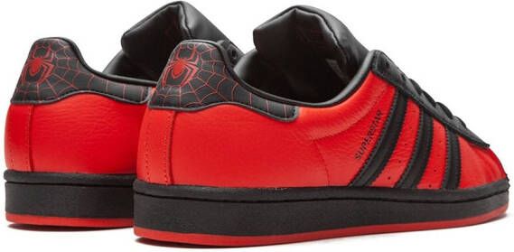 Adidas x Miles Morales Superstar J "Spider- " sneakers Red - Picture 3