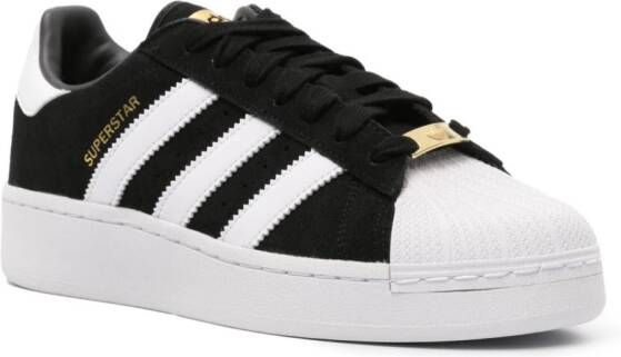 adidas Superstar XLG suede leather sneakers Black