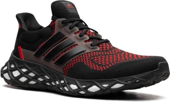 adidas Ultra Boost Web DNA "Core Black Vivid Red" sneakers
