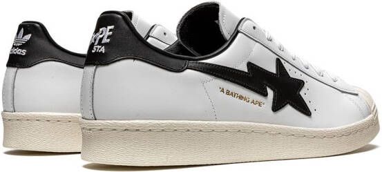 adidas x Bapte Superstar 80s ''White Black'' sneakers