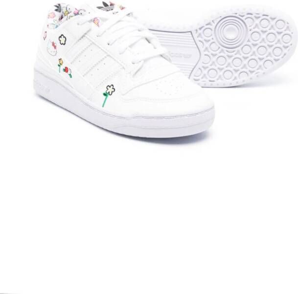 adidas Kids x Hello Kitty Forum leather sneakers White