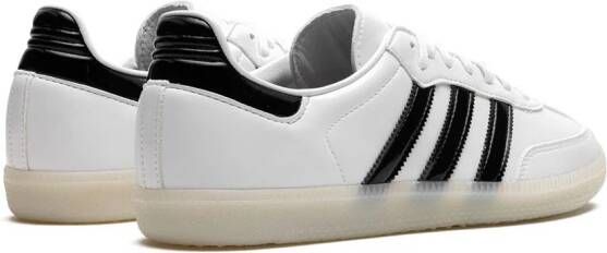 adidas x Jason Dill Samba patent-leather sneakers White