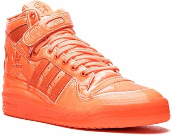 adidas x Jeremy Scott Forum "Dipped Orange" high-top sneakers