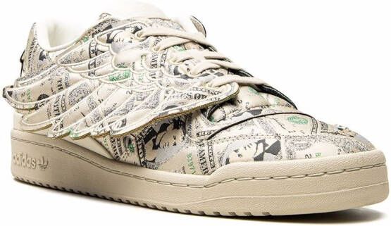 adidas x Jeremy Scott x Forum Lo Wing "Money" sneakers Brown