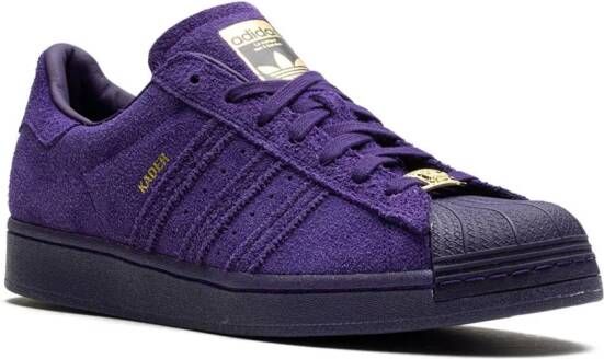 adidas x Kader Superstar ADV "Sylla Dark Purple" sneakers