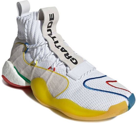 adidas x Pharrell Crazy BYW LVL X “White” sneakers