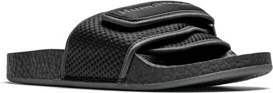 adidas x Pharrell Williams Chancletas Hu slides Black