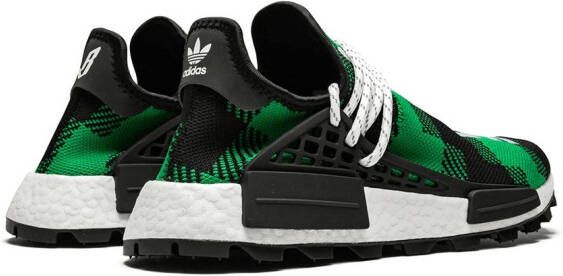 adidas x Billionaires Boys Club x Pharrell Williams NMD Hu "Plaid Pack Green" sneakers