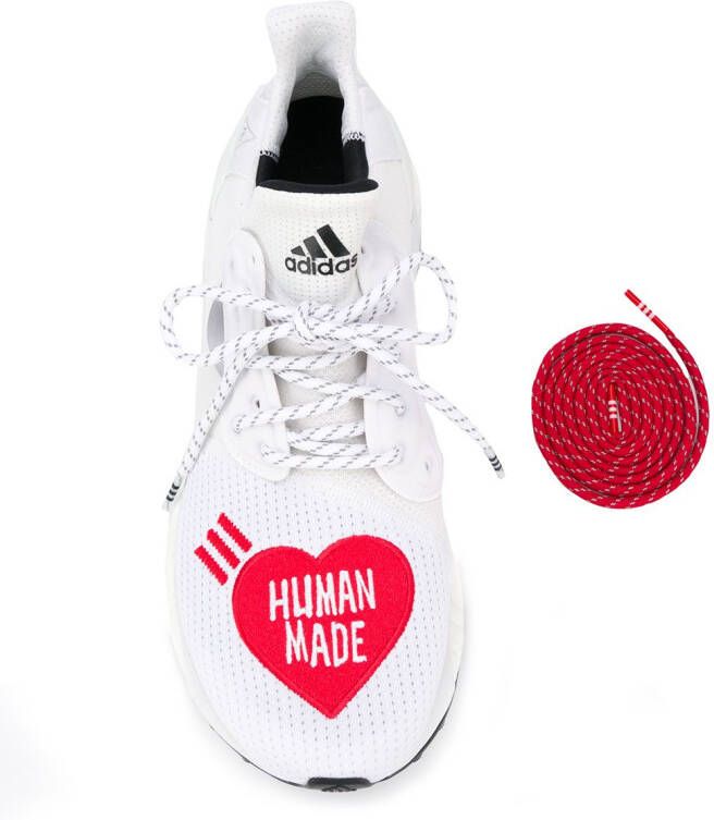 Adidas x Pharrell Hu NMD Hu Made "White Red" sneakers - Picture 9