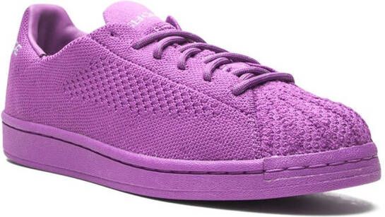 adidas x Pharrell x Superstar Primeknit "Purple" sneakers