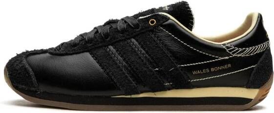 adidas x Wales Bonner Country "Core Black Easy Yellow" sneakers