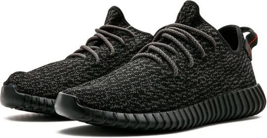 adidas Yeezy Boost 350 in "Pirate Black" sneakers