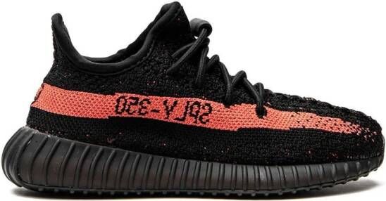 Adidas Yeezy Kids Yeezy Boost 350 v2 "Core Red 350" sneakers Black