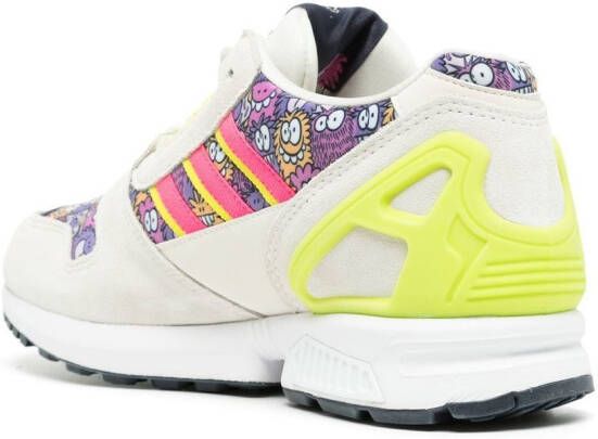 adidas ZX 22 BOOTS graphic-print sneakers Purple