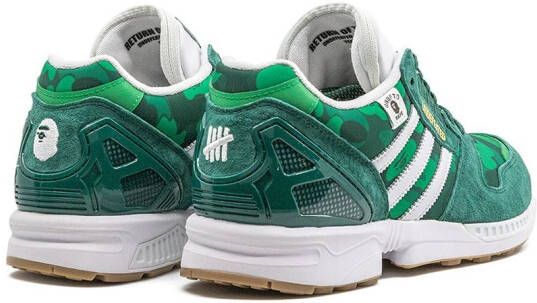 adidas x Bape X Undefeated ZX 8000 "Green" sneakers