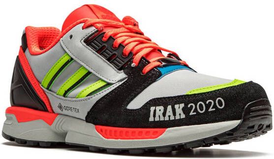 adidas x IRAK ZX 8000 GTX “Solar Red” sneakers Grey