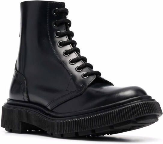 Adieu Paris Type 165 leather ankle boots Black