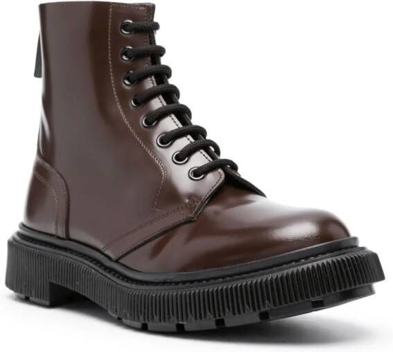 Adieu Paris Type 165 leather boots Brown