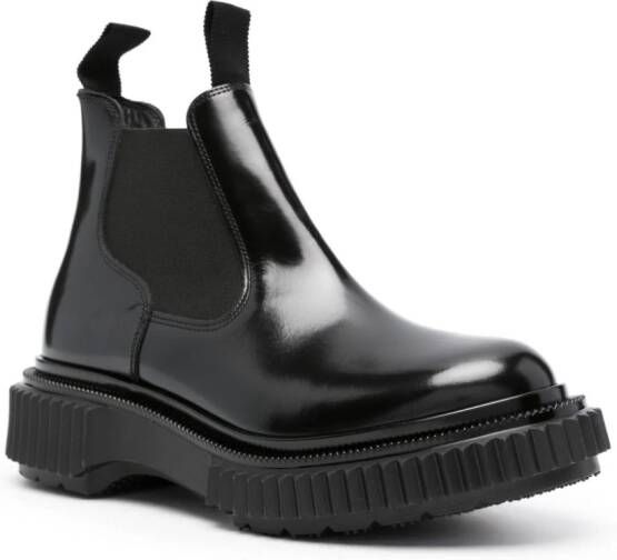 Adieu Paris Type 191 leather ankle boots Black