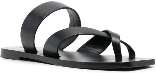 A.EMERY Carter criss-cross strap sandals Black