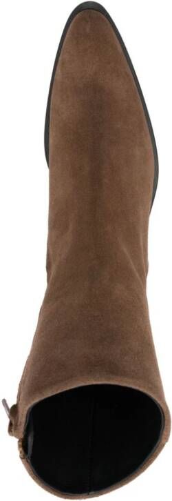 A.EMERY Hudson 45mm suede boots Brown