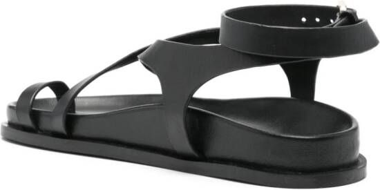 A.EMERY Jalen leather sandals Black