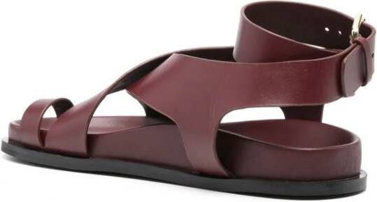 A.EMERY Jalen leather sandals Red