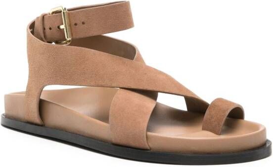 A.EMERY Jalen suede sandals Neutrals