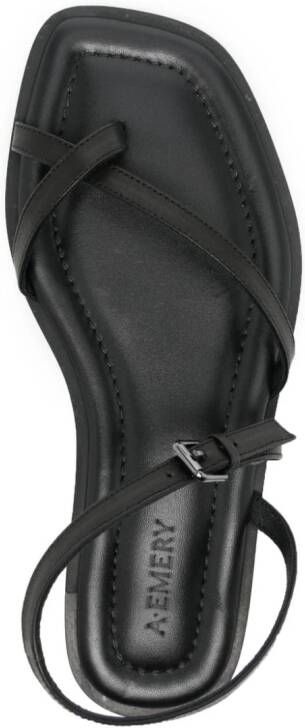 A.EMERY Lucia buckle-fastening leather sandals Black