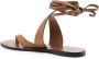 A.EMERY Margaux tie-fastening leather sandals Brown - Thumbnail 3
