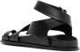 A.EMERY Jalen flat leather sandals Black - Thumbnail 3